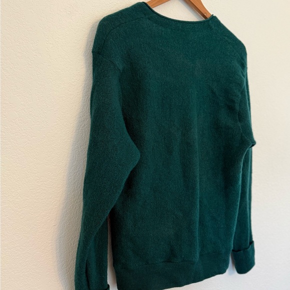 Vintage Pendleton Knockabouts 100% Wool Button Up Sweater Womens XL Green USA - Picture 7 of 9